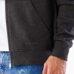 Basic full zip hoodie