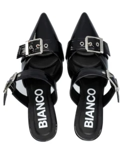 Biaglam mule double buckle