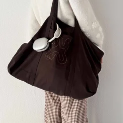 Brown shopper