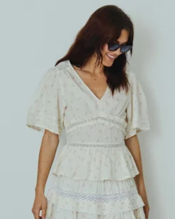 Denise flower blouse