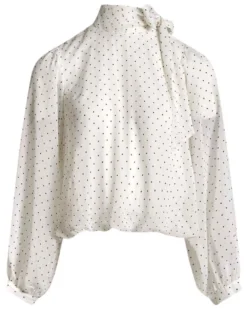 Dorisa dot blouse