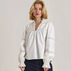 Esla poplin blouse