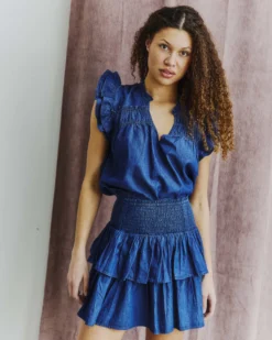 Fenja denim skirt