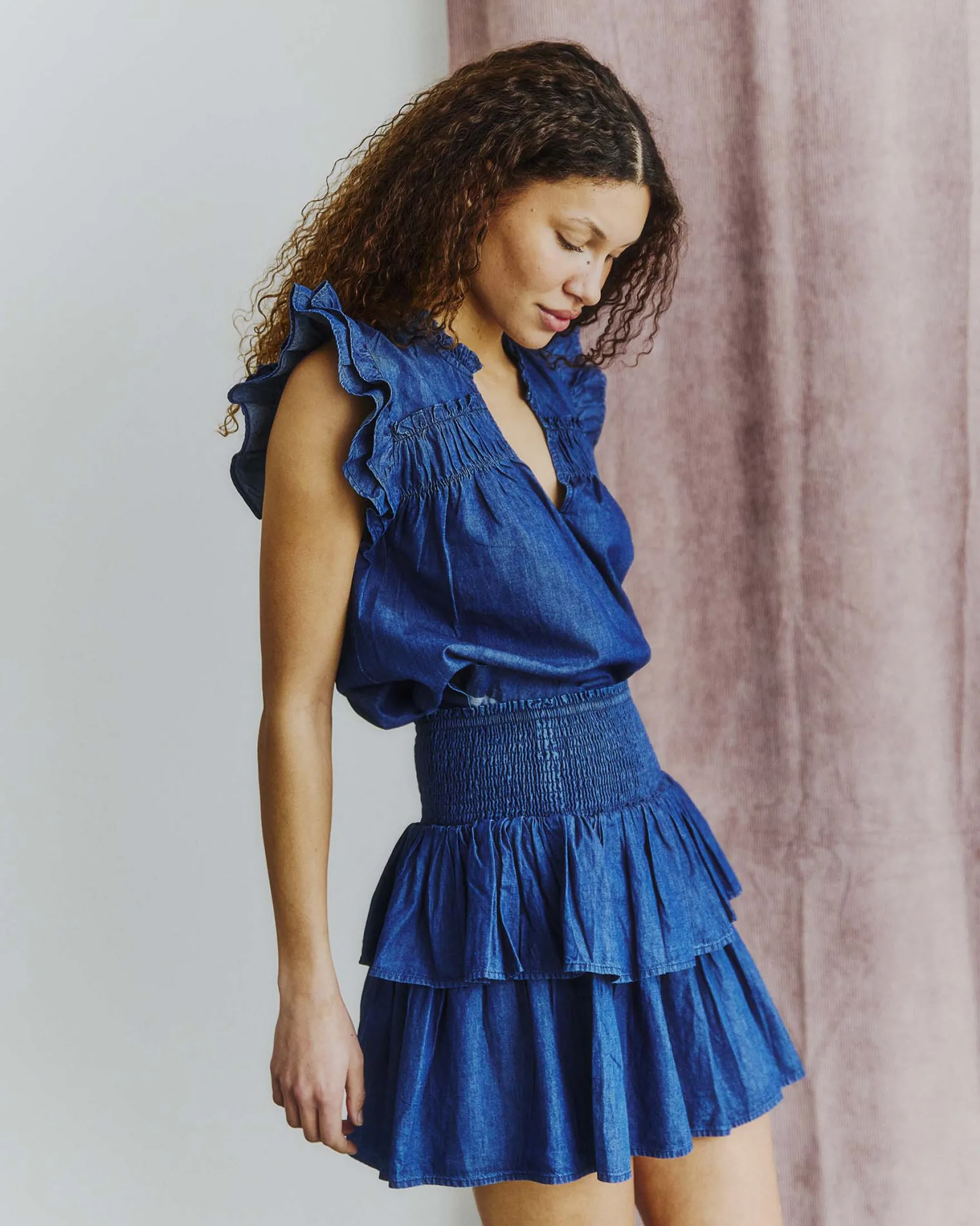 Fenja denim skirt