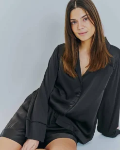 Ismena satin shorts