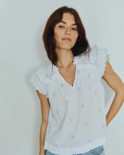 Jessie embroidery top