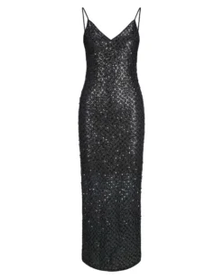 JXFIE GLITTER LONG DRESS