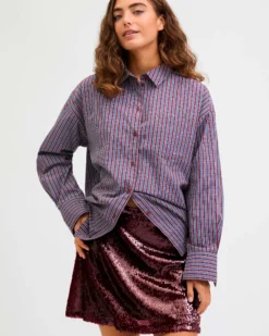 JXSIA TARA SEQUIN MINI SKIRT