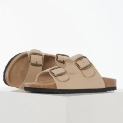 Lakers suede sandal
