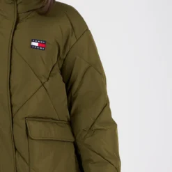 Longline fash puffer
