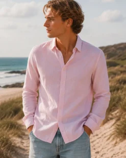 Mario linen shirt ls