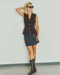 Marsja denim skirt