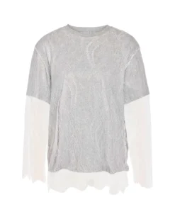 NMBIANKA L/S DOUBLE LAYER TEE