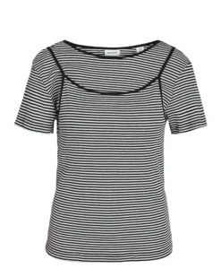 NMJUDE S/S DOUBLE LAYER TOP