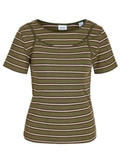 NMJUDE S/S DOUBLE LAYER TOP