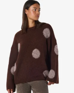 NMSUTTON POLKA OVERSIZE KNIT