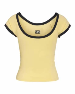 NMTWIN S/S O-NECK CONTRAST TEE