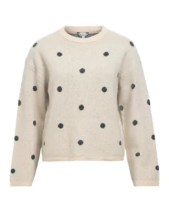 OBJDOTSY L/S LO KNIT PULLOVER