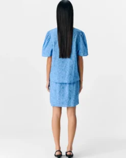 OBJILLY S/S RE O-NECK TOP