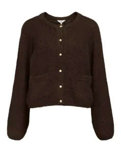 OBJSAGGIA RE L/S KNIT CARDIGAN