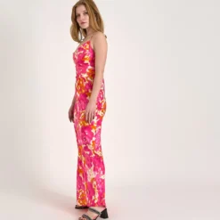 Objsally maxi slip dress