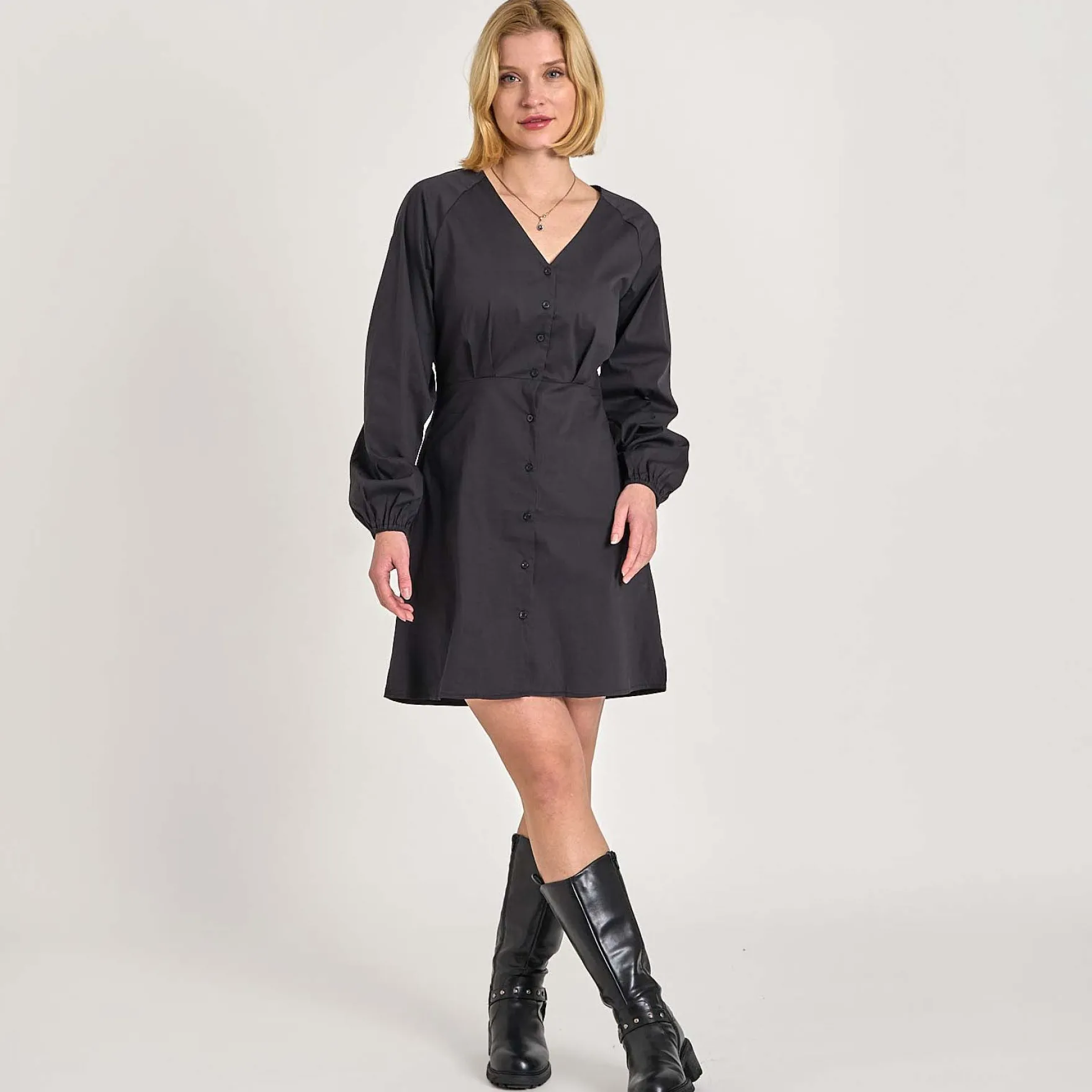 Objtutta sculpture l/s dress
