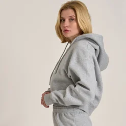 Organic fitted hoodie