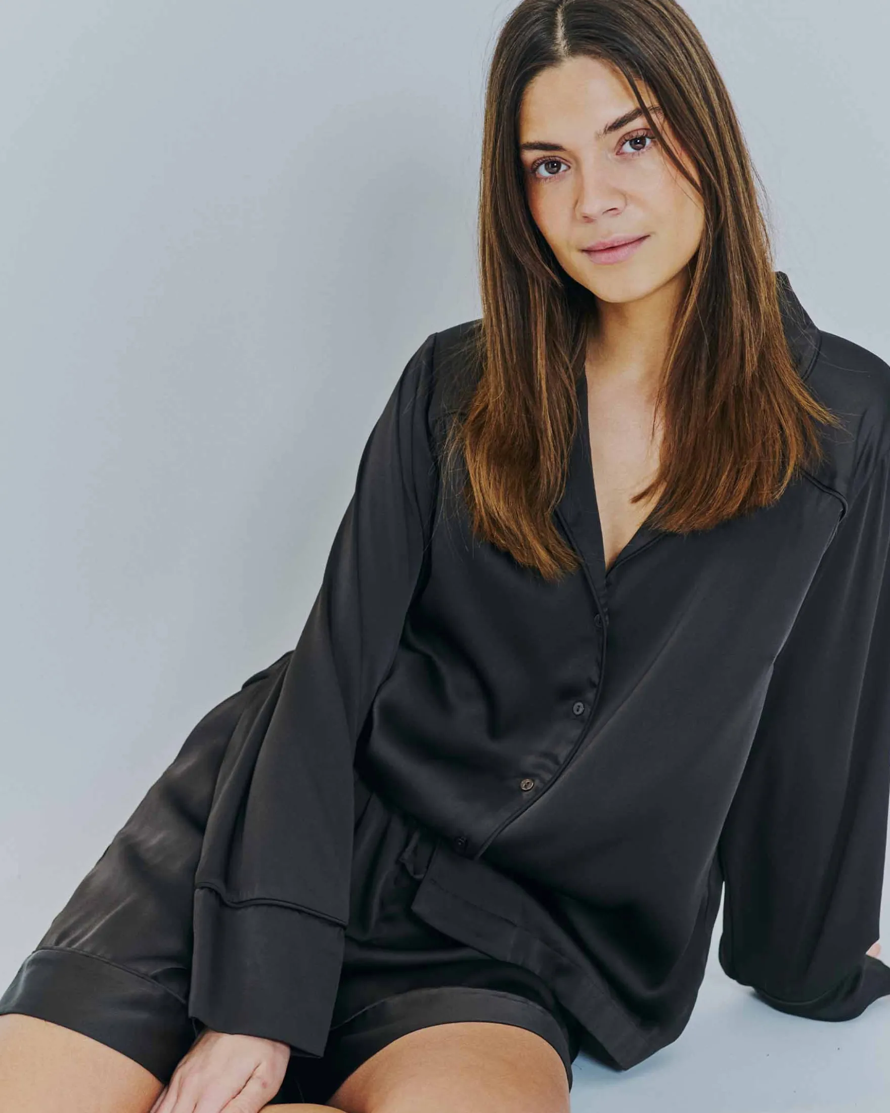 Orlina satin shirt