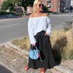 Paulie poplin skirt
