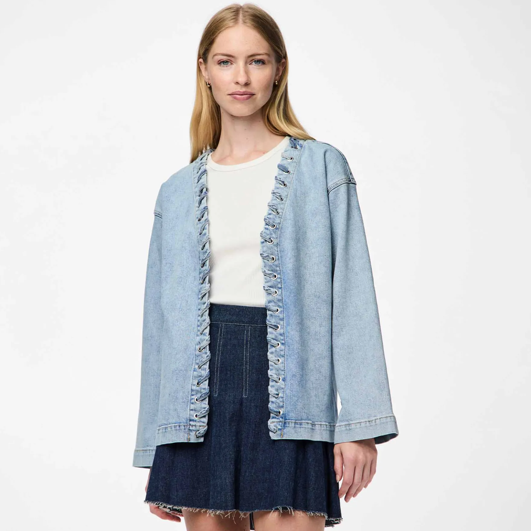 Pcfenda ls denim jacket
