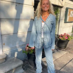 Pcfenda ls denim jacket