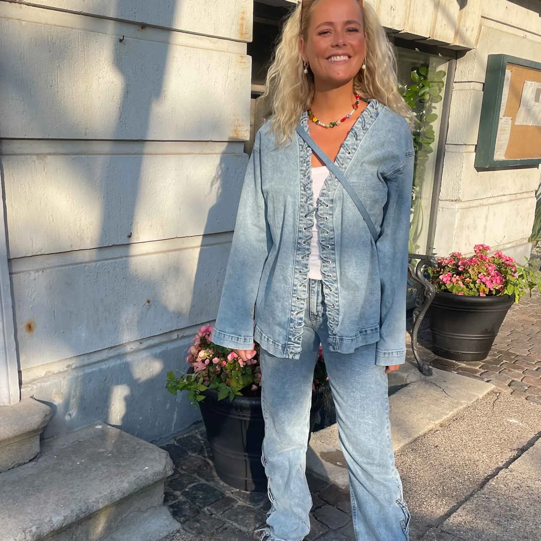 Pcfenda ls denim jacket