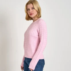 Pcfia ls cable knit