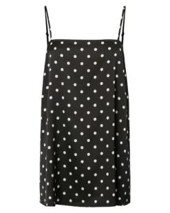PCJYTTA STRAP SATIN TOP