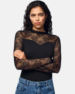 PCMILLY LS LACE BODY