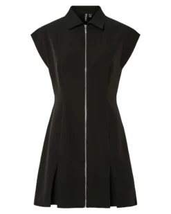 PCMORGAN SL SHORT ZIP DRESS