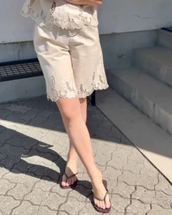 PCPIPER DENIM SHORTS
