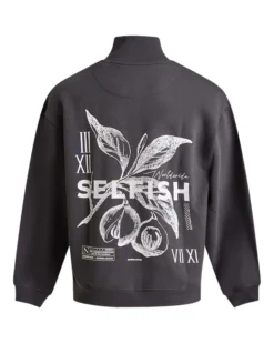 Printed Boxy Half Zip
