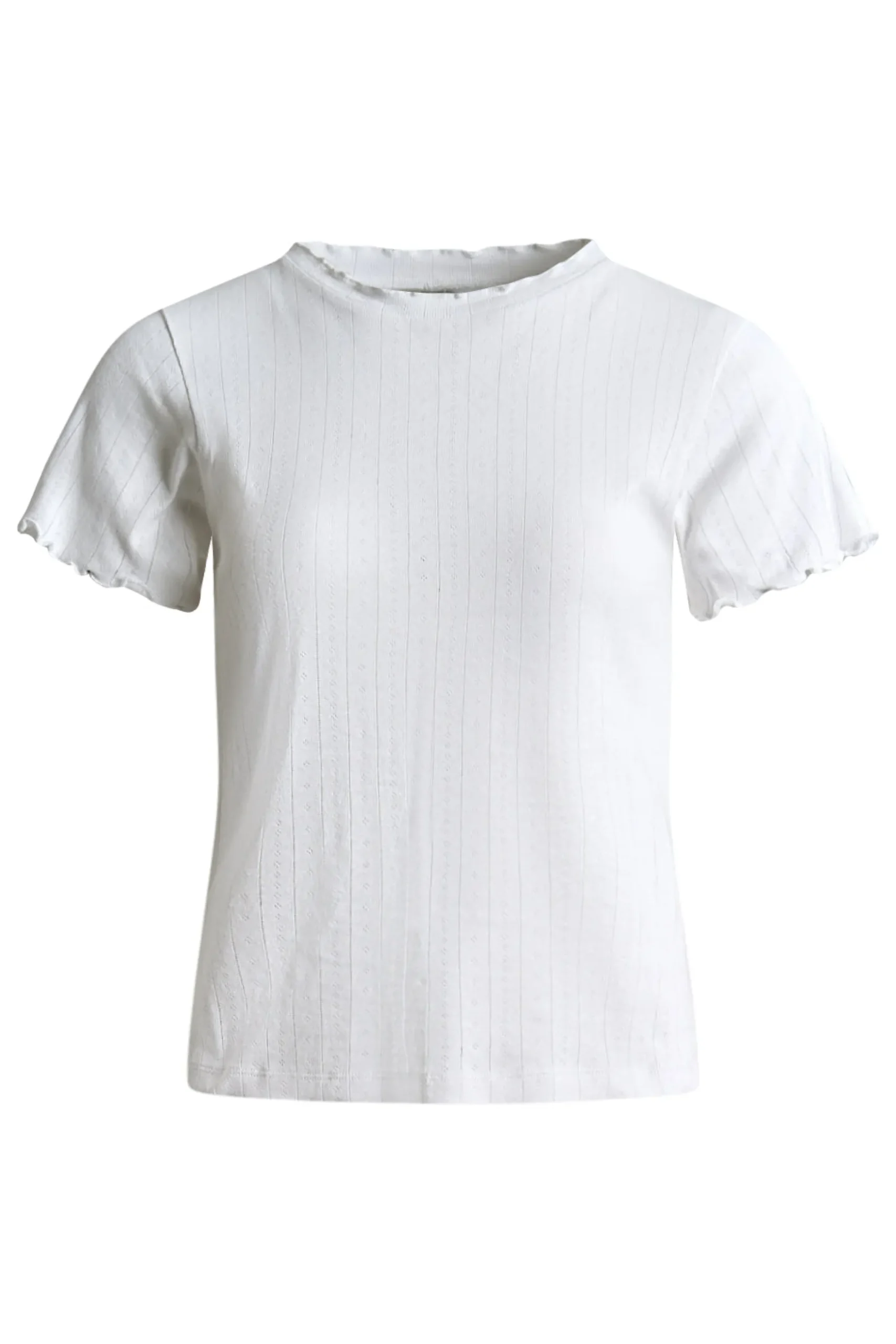 Puranine ss pointelle tee