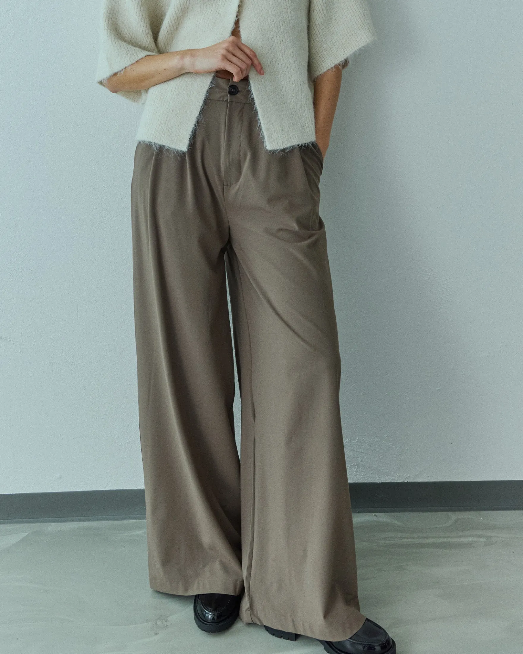 Purlazanna pleat pants