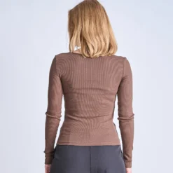 Purmynte heart neck blouse