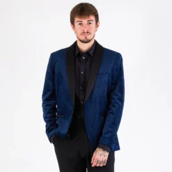 Velour blazer