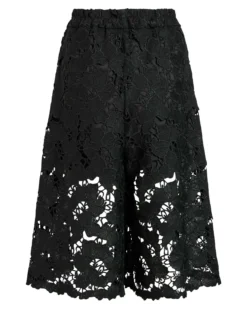 VIHYLDE HW LACE BERMUDA SHORTS