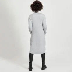 Viril long knit cardigan